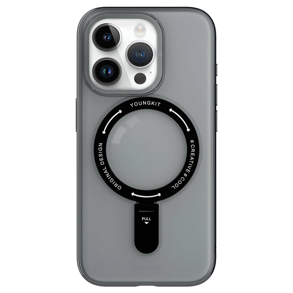 Youngkit Rock Serisi iPhone 15 Pro Max Magsafe Şarj Özellikli Telefon Kılıfı - 3 Youngkit Rock Serisi iPhone 15 Pro Max Magsafe Şarj Özellikli Telefon Kılıfı - 3